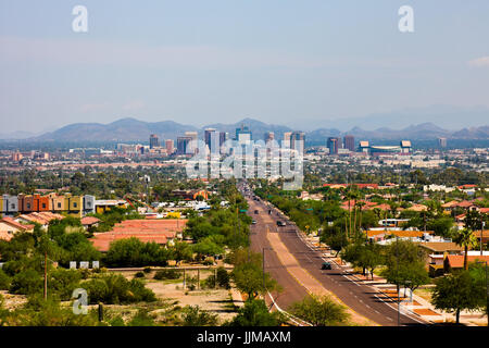 Phoenix Arizona skyline Stock Photo