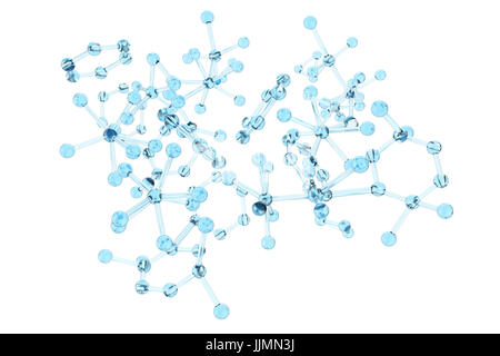 Molecule, 3D rendering isolated on white background Stock Photo - Alamy