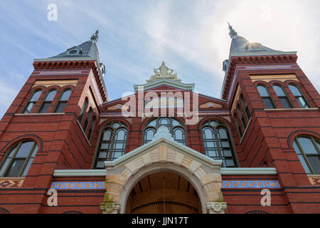 Architectures of the Smithsonian Castle in Washington, D.C., USA Stock Photo