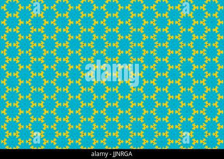 Seamless pattern in luxury style. Gold and blue ornate background. Filigree floral motif. Vector illustration art Stock Vector
