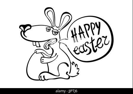 Have Yourself a Very Happy Easter | Easter Bunny Ears Vector art Stock Vector