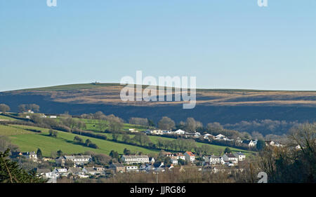 Codden Hill and Bishops Tawton village, Barnstaple, North Devon, UK. Stock Photo