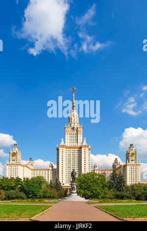 Lomonosov Moscow State University Stock Photo