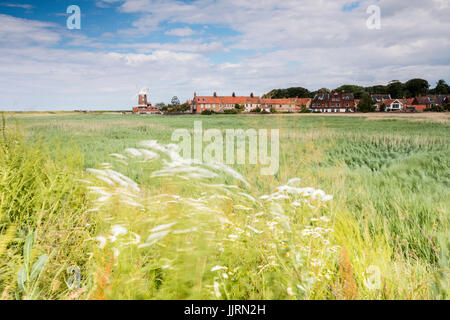 The windmill at Cley next the sea in Norfolk Stock Photo