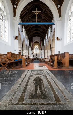 all Saints Church, Burnham Thorpe, Norfolk Stock Photo