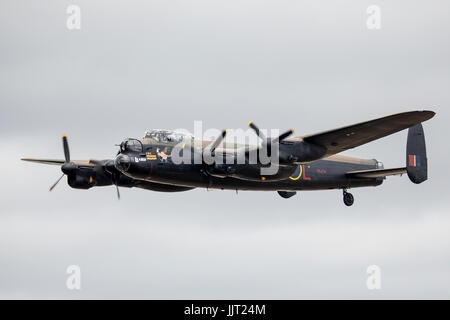 The BBMF paid a visit with a Lancaster bomber at RIAT 2017 Stock Photo