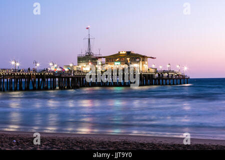 Santa Monica Pier.  Los Angeles. California. USA Stock Photo