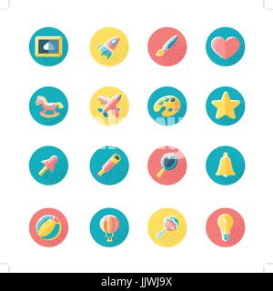 Kids Toys And Objects Stock Vector