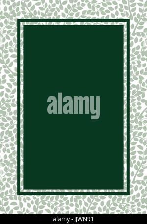 Isllamic Vector Background Ornate Green Islamic Style Frame with Palm Trees Background Elegant ...