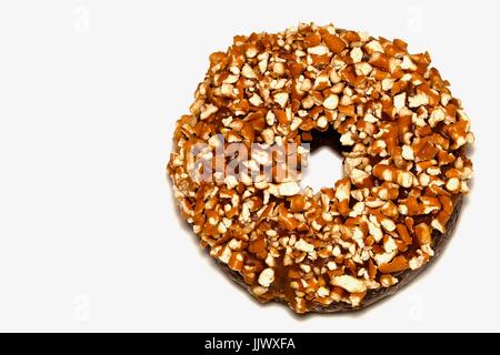 Pretzel Doughnut Stock Photo