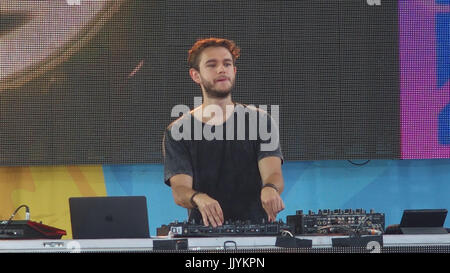 New York, New York, USA. 21st July, 2017. Good Morning America Summer Concert series Zedd and Alessia Cara perform in New York's Central Park. Credit: Bruce Cotler/Globe Photos/ZUMA Wire/Alamy Live News Stock Photo