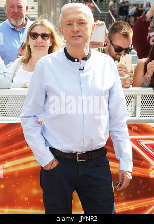 London, UK. 21st July, 2017. Louis Walsh, The X Factor 2017 - Bootcamp Judge Arrivals, The SSE Arena Wembley, London, UK. 21st July, 2017. Credit: KEITH MAYHEW/Alamy Live News Stock Photo