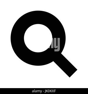 Search icon, iconic symbol on white background - Vector Iconic Design. Stock Vector