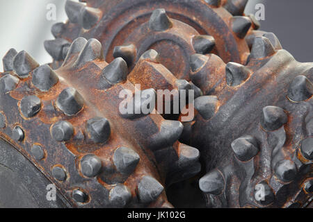 Bit head gas petroleum drill machine tool. Exploration equipment. Technology Stock Photo