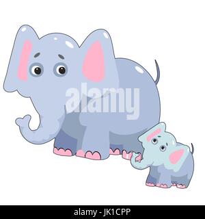 Cute Elephant - Vector File EPS10 Stock Vector