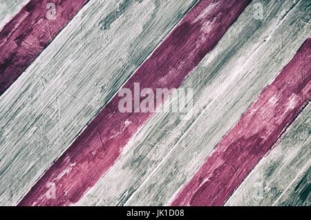 Hand painted silver and purple stripes Stock Photo