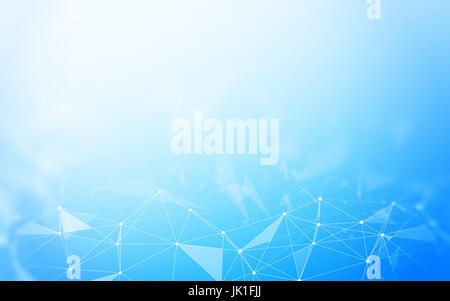 Abstract Polygonal Background with copyspace Stock Photo