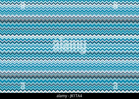 Blue chevrons seamless pattern background retro vintage design art Stock Vector