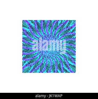 Abstract whirl lines textured background. Vector art Stock Vector