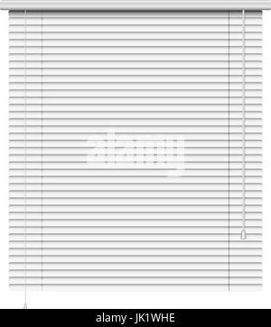 realistic home related blinds isolated on white background Stock Vector