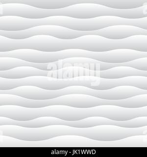 eps10 vector elegant white waves background illustration art Stock Vector
