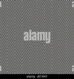 Vector seamless pattern. Modern stylish texture. Repeating geometric tiles with volume diagonal zigzag Stock Vector