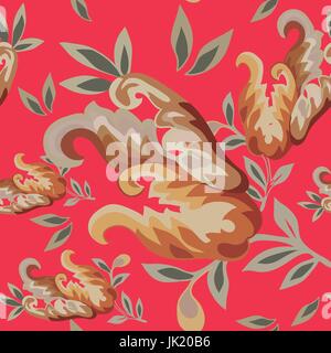 traditionally floral pattern Stock Vector