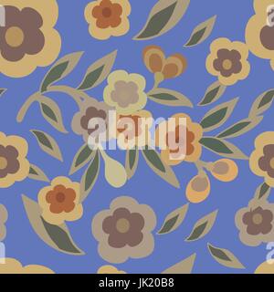 traditionally floral pattern Stock Vector