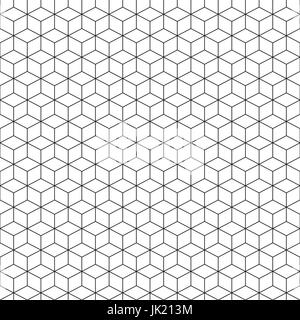 Pattern cube background Abstract seamless cubes vector background. art Stock Vector