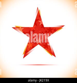 Sphere AbstTechnology star icon. Sci-fi hitech futuristic style creative concept. Stock Vector