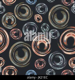 Colorful abstract background  Festive lights and circle vector pattern seamless Stock Vector