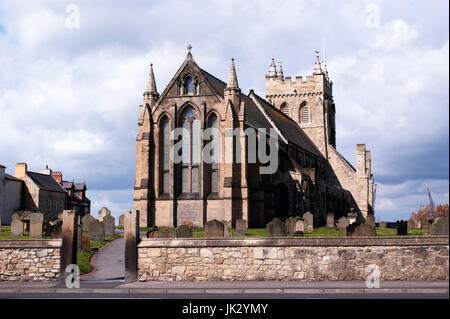 St Hilda Medieval Old Church and Graveyard  Headland Hartlepool England Stock Photo