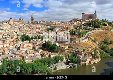 Toledo, Spain old town city skyline Stock Photo