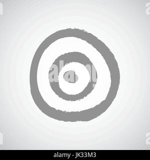 Dart game target on white background abstract Stock Vector