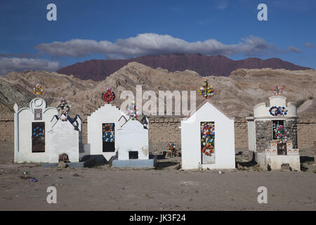Argentina, Salta Province, Valles Calchaquies, Santa Rosa, town cemetery Stock Photo