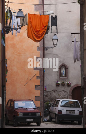 Italy, Sardinia, Western Sardinia, Bosa, Corso Vittorio Emanuele Stock Photo