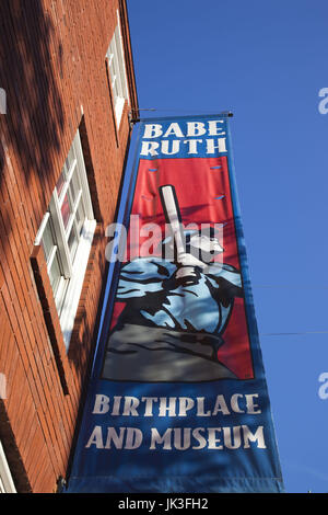 Room Inside Babe Ruth s Birthplace and the Baltimore Orioles Museum  Baltimore Maryland Stock Photo - Alamy