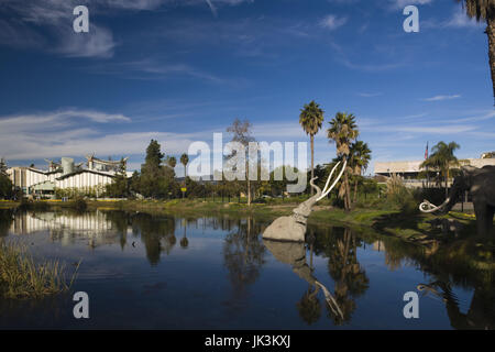 USA, California, Los Angeles, Miracle Mile District, La Brea Tar Pits Stock Photo