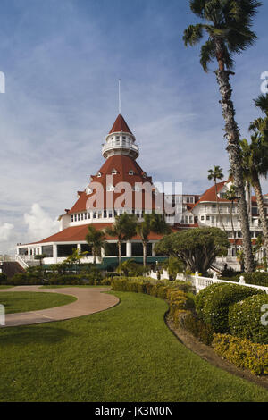 USA, California, San Diego area, Coronado, Hotel del Coronado Stock Photo