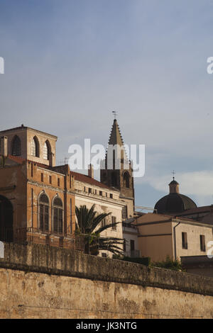 Italy, Sardinia, Western Sardinia, Alghero, city walls detail Stock Photo