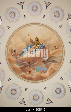 USA, Maryland, Baltimore, Baltimore Basilica, dome interior Stock Photo