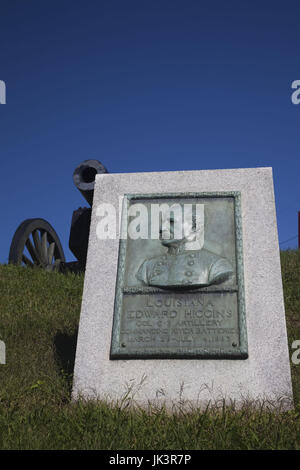 USA, Mississippi, Vicksburg, Riverfront Park, US Civil War battle monument Stock Photo