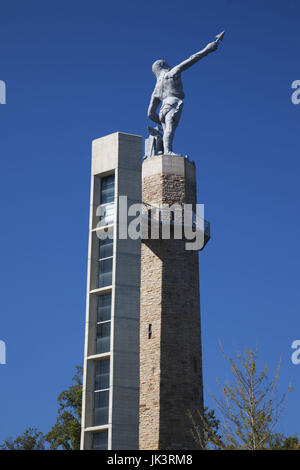 USA, Alabama, Birmingham, Vulcan Park, Vulcan Statue, second-tallest statue in the US Stock Photo