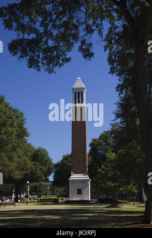 USA, Alabama, Tuscaloosa, University of Alabama, the Denny Chimes Stock Photo