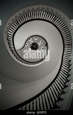 USA, Alabama, Montgomery, Alabama State Capitol, b. 1851, interior staircase Stock Photo