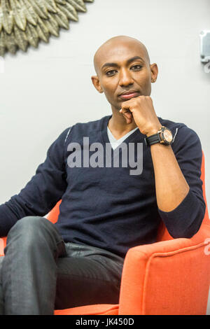 Portrait of serious African American man Stock Photo