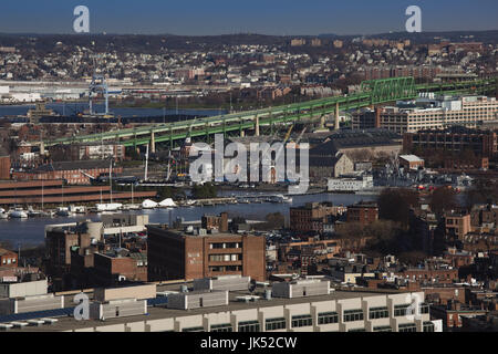 Charlestown High Bridge, Boston Stock Photo - Alamy