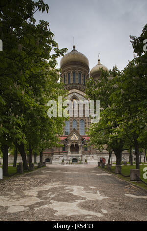 Latvia, Western Latvia, Kurzeme Region, Liepaja-Karosta, St. Nicholas Maritime Cathedral, b. 1901 Stock Photo