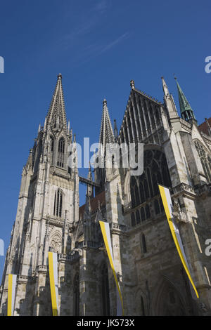 Germany, Bavaria, Regensburg, Dom St. Peter cathedral, Stock Photo