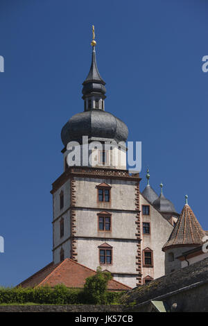 Germany, Bavaria, Würzburg, Festung Marienberg fortress, Stock Photo